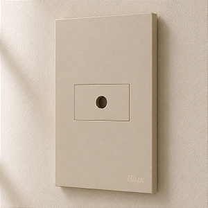 CJ PLACA FURO HORIZONTAL 4X2 - RECTA AREIA SATIN FOSCO