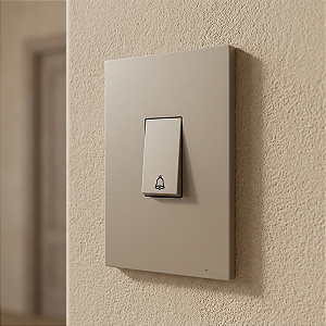 CJ PULSADOR DE CAMPAINHA VERTICAL 4X2 - RECTA FENDI SATIN FOSCO