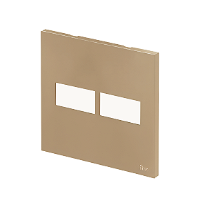 PLACA P/ 2 MOD. COM SUPORTE 4X4 - RECTA FENDI SATIN FOSCO