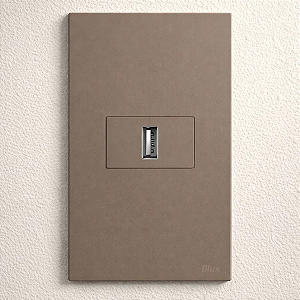 CJ ENTRADA USB 2.A HOR. 4X2 - RECTA FENDI SATIN FOSCO
