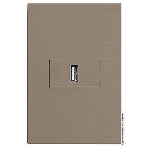 CJ ENTRADA USB 2.A HOR. 4X2 - RECTA FENDI SATIN FOSCO