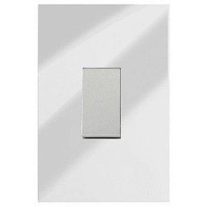 CJ INTERRUPTOR PARALELO VERTICAL 4X2 - RECTA ESPELHADA GLOSS