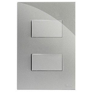 CJ INT. DUPLO PARALELO 4X2 -  RECTA PRATA GLOSS