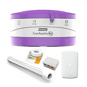 KIT CHUVEIRO ENERBANHO 4T (220V~6800W) - ENERBRAS VIOLETA