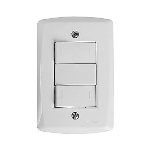 CJ  DUPLO PARALELO BRANCO 4X2 - TRAMONTINA LUX2