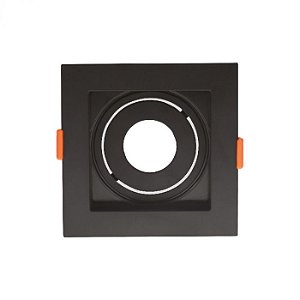 SPOT DE EMBUTIR (LINHA MODULAR) SOQUETE E27 PRETO - HEVVY