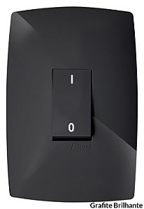 CJ INT.  BIPOLAR SIMPLES VERTICAL 4X2 - BLUX HOME GRAFITE