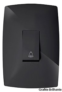 CJ PULSADOR DE CAMPAINHA VERTICAL 4X2 - BLUX HOME GRAFITE