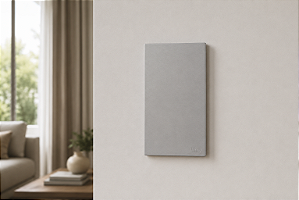 PLACA CEGA COM SUPORTE 4X2 - RECTA PRATA SATIN FOSCO