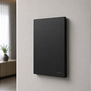 PLACA CEGA COM SUPORTE 4X2 - RECTA BLACK SATIN FOSCO