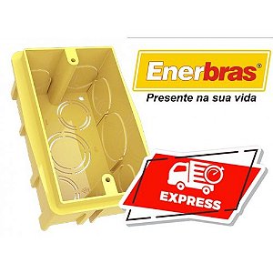 CAIXINHA DE EMBUTIR 4X2 - ENERBRAS - E091-E