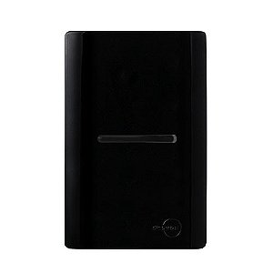 CJ INTERRUPTOR PARALELO HORIZONTAL 4X2 - NOVARA PRETO BRILHANTE TOTAL