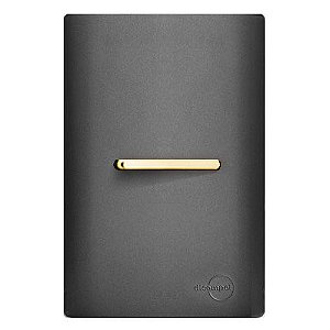 CJ INT. PARALELO HORIZONTAL 4X2 - PRETO GRAFITE GOLD
