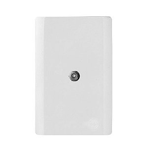 CJ COAXIAL ( ANTENA ) 4X2 - NOVARA BRANCO / CROMADO
