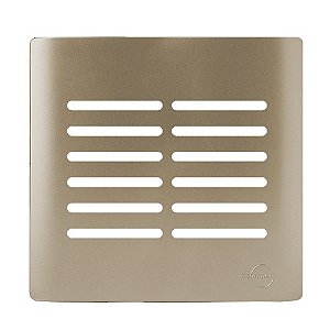 PLACA P/ 12 INTERRUPTORES C/ SUPORTE 4X4 - NOVARA CHAMPANHE
