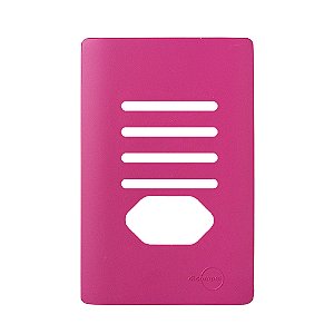 PLACA 4 TECLAS + TOMADA C/SUPORTE(ESPECIAL)4X2 NOVARA ROSA.F