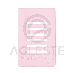 PLACA P/ 6 TECLAS COM SUPORTE (ESPECIAL) 4X2 - NOVARA PÉTALA