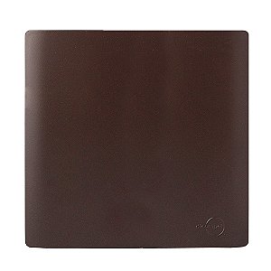 PLACA CEGA COM SUPORTE 4X4 - DICOMPEL NOVARA MARROM FOSCO -