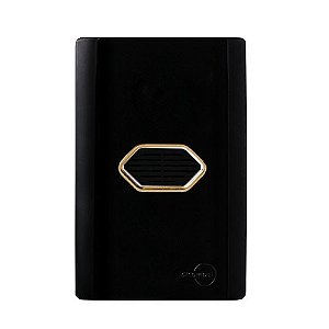 CJ CIGARRA BIVOLT ( SOM ) 4X2 - NOVARA PRETO BRILHANTE GOLD