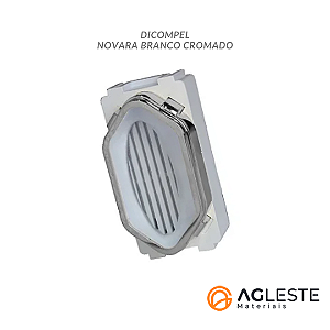 MODULO CIGARRA BIVOLT  - DICOMPEL NOVARA  CROMADO