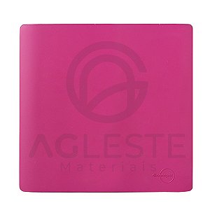 PLACA CEGA COM SUPORTE 4X4 - DICOMPEL NOVARA ROSA FOSCO