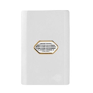CJ CIGARRA BIVOLT ( SOM ) 4X2 - NOVARA BRANCO GOLD