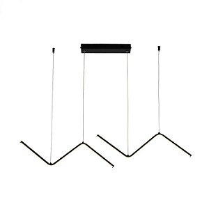 PENDENTE VOLPI PRETO 28W 3000K - HEVVY