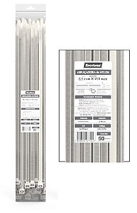ABRAÇADEIRA DE NYLON 8,5MM X 750MM BRANCO 50 PEÇAS ENERBRAS