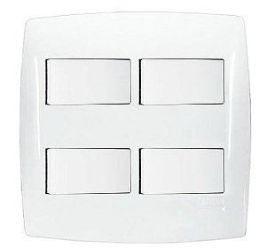 CJ QUADRUPLO SIMPLES 4X4 - BLUX HOME BRANCO