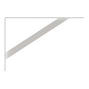 MÃO FRANCESA PESADA 50CM BRANCO - BRASFORMA