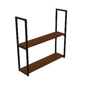 PRATELEIRA INDUSTRIAL AVELÃ 02 PRATELEIRA 90X20 - BRASFORMA