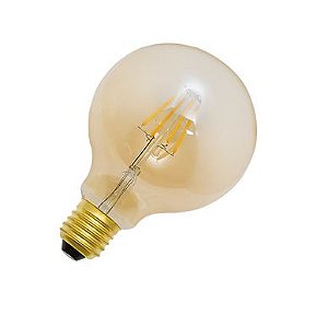 MINI BALLOON LED FILAMENTO 4W AMBAR BIVOLT - LUMINATTI