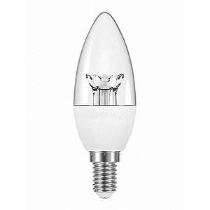 LAMPADA VELA S/ BICO BRANCO QUENTE 3W E14 - AAATOP