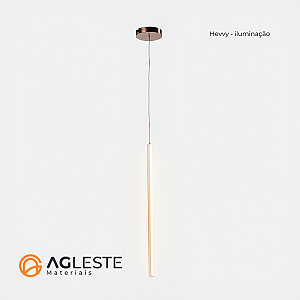 PENDENTE TOQUIO ROSE DE 60CM - HEVVY