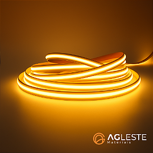 Fita de LED COB IRC 90 – Branco Quente 3000K – 12W/m – 12V – 5 metros – Pix Iluminação