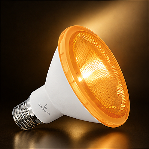 LAMPADA PAR30 10W E27 AMBAR - LUMINATTI - LM553