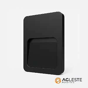 BALIZADOR 2W SOBREPOR PRETO 3000K IP65 - LUMINATTI