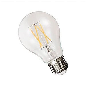 LAMPADA BULBO 4W FILAMENTO CRISTAL E27 2700K - LUMINATTI