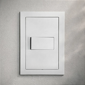CJ INTERRUPTOR SIMPLES HORIZONTAL 4X2 DICOMPEL EKRON BRANCO