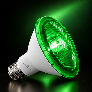LAMPADA PAR 30 10W E27 VERDE - LUMINATTI - LM171