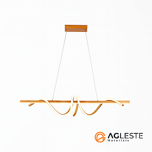 PENDENTE WINDER 30W 3000K DOURADO - HEVVY