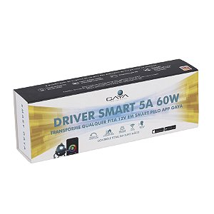 DRIVER SMART 5A 60W TRANSFORME QUALQUER FITA 12V  IP 20 EM SMART PELO APP GAYA  - GAYA - GY 1185