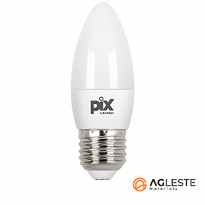 LAMPADA VELA FOSCA E27 2400K 3W - PIX