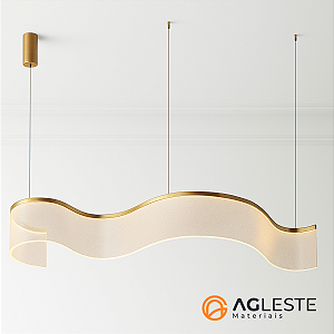 PENDENTE BOREALBRANCO QUENTE - 23W - GOLD - HEVVY