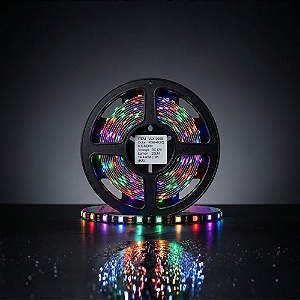 FITA DE LED 60SMD RGB DIGITAL RGB+KZQ 12V IP20 20Lm 5M 14,4W/M - VLX-0068