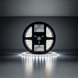 FITA DE LED 240SMD BRANCO NEUTRO 4000K IP20 5 METROS 22W/M 2000LM - OP - SL-DD2835-BN
