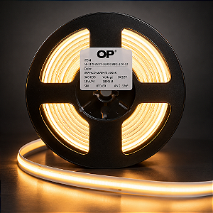 FITA DE LED 360COB 3000K 12V 18W/M 1800LM 320L/METRO 5M IRC>80 ANG.120º - OP - SL-FT2835DY-360COBBQ-12V-02