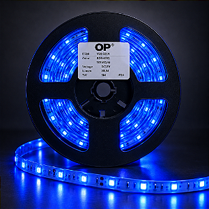 Fita LED 360COB 3000K 12V 18W/m 5m OP. 1800 lm, 320 LEDs/m, IRC >80 e ângulo de 120° para iluminação uniforme.