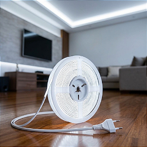 FITA DE LED 360SMD COB 6500K BF 1800LM/M 18W/M IP44 127V 10M IRC80 IP20 120º- OP - SL-FT2835-360COB-127V-41BF