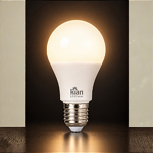 LAMPADA LED BULBO 9W 3000K BRANCO QUENTE KIAN - 10057